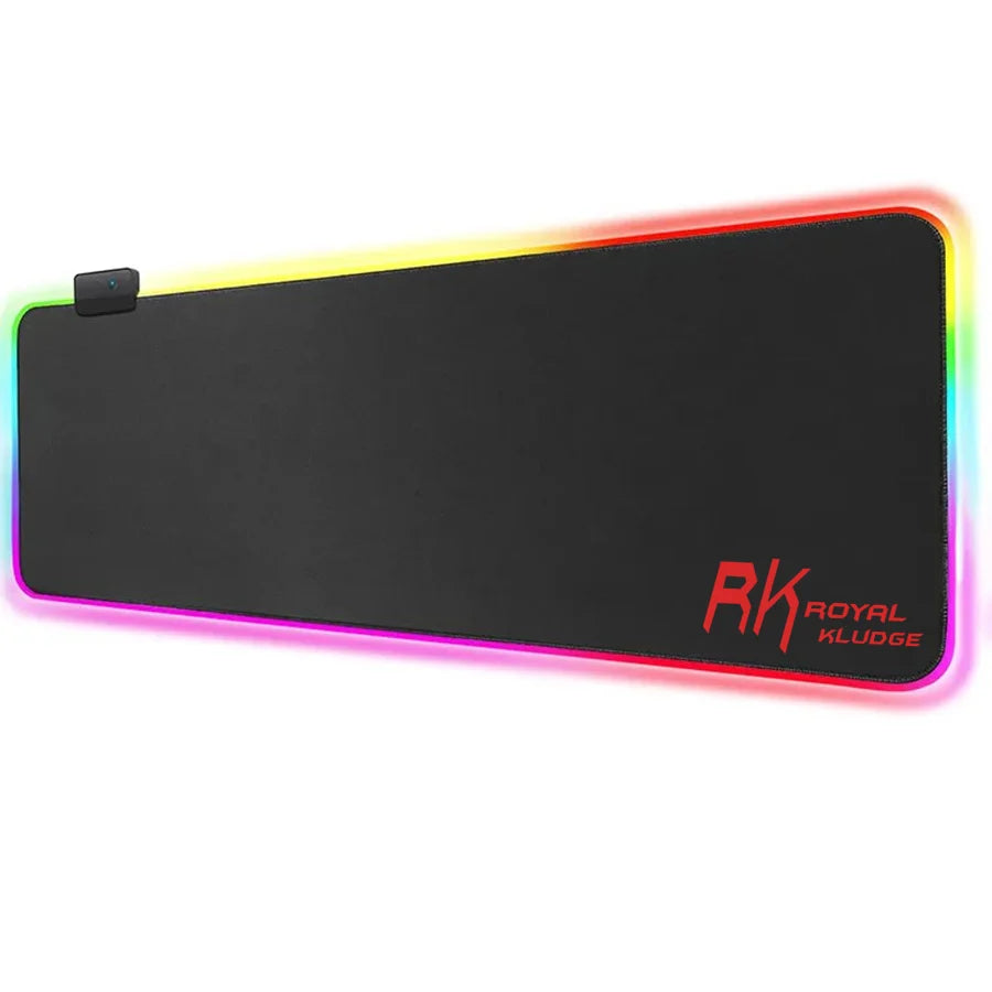 Royale Kludge RK MP834 Gaming Mouse Pad / Black / velika podloga za miša sa RGB osvetljenjem / Crna /  800 × 300 mm XL