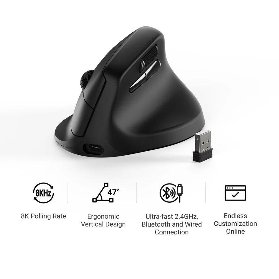 Keychron M5-A23 wireless ergonomic mouse