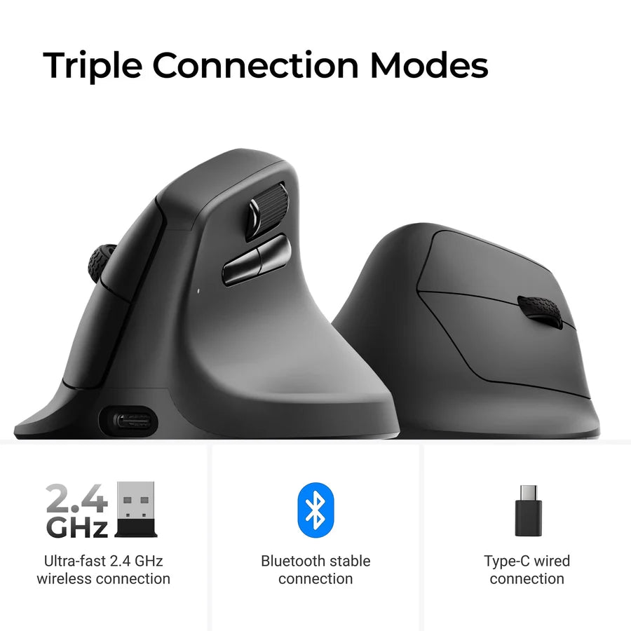 Keychron M5-A23 wireless ergonomic mouse