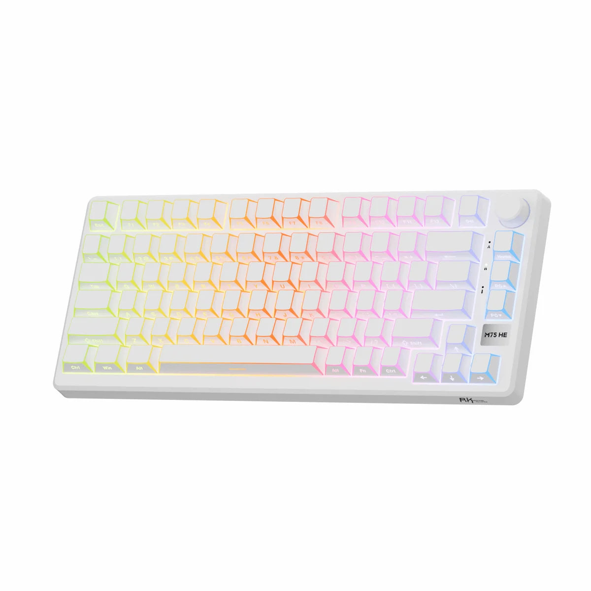 Royale Kludge M75 HE Aurora / Wired / 8000Hz Pooling Rate / Magnetic Mint Switch / Hotswap