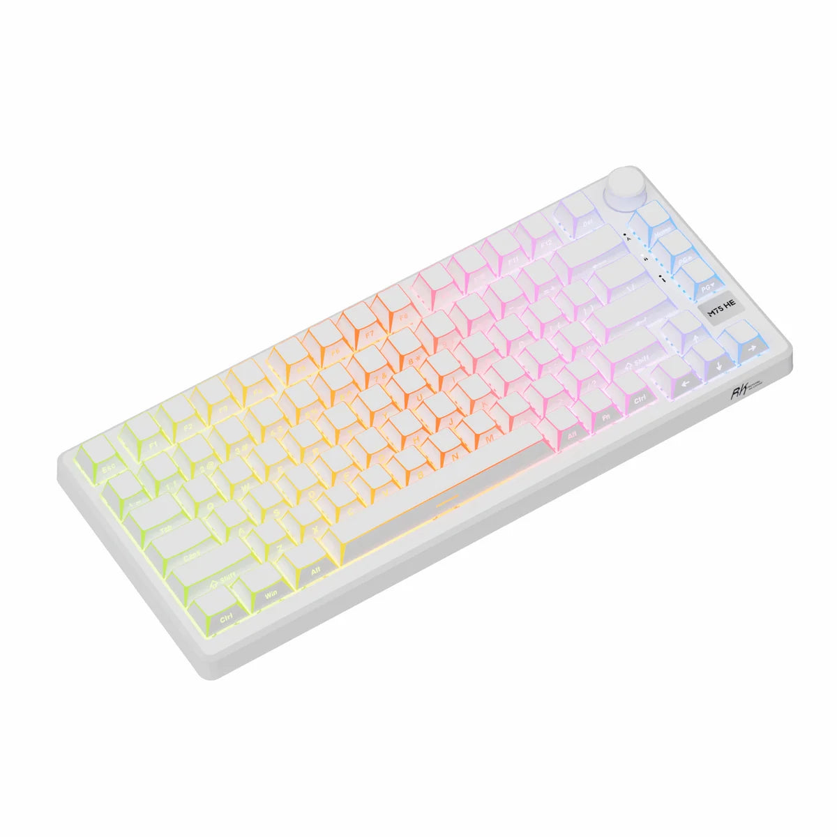 Royale Kludge M75 HE Aurora / Wired / 8000Hz Pooling Rate / Magnetic Mint Switch / Hotswap