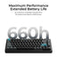 Keychron Q1 Ultra 8K Q1U-M1 Black / Wireless / Hot-swap / 8k Pooling Rate / Mechanical keyboard / RGB / Keychron Silk POM Switch - Red