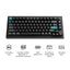 Keychron Q1 Ultra 8K Q1U-M1 Black / Wireless / Hot-swap / 8k Pooling Rate / Mechanical keyboard / RGB / Keychron Silk POM Switch - Red