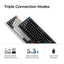 Keychron Q1 Ultra 8K Q1U-M1 Black / Wireless / Hot-swap / 8k Pooling Rate / Mechanical keyboard / RGB / Keychron Silk POM Switch - Red