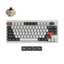 Keychron Q1 Ultra 8K Q1U-P3 White / Wireless / Hot-swap / 8k Pooling Rate / Mechanical keyboard / RGB / Keychron Silk POM Switch - Brown