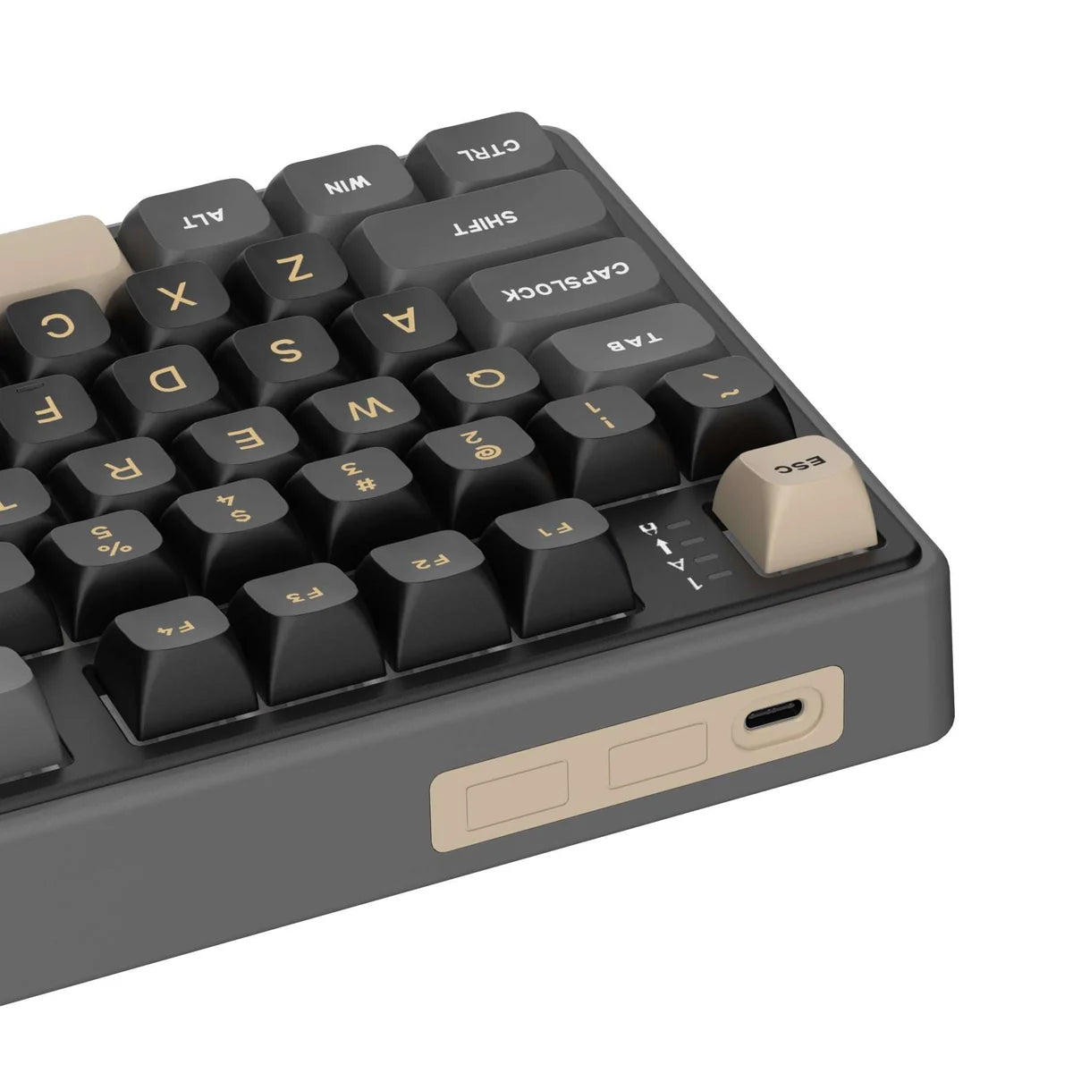 Royale Kludge RK R108 / Wired / Mechanical Linear Creamy Switch / Hot-Swap / RGB / Knoob