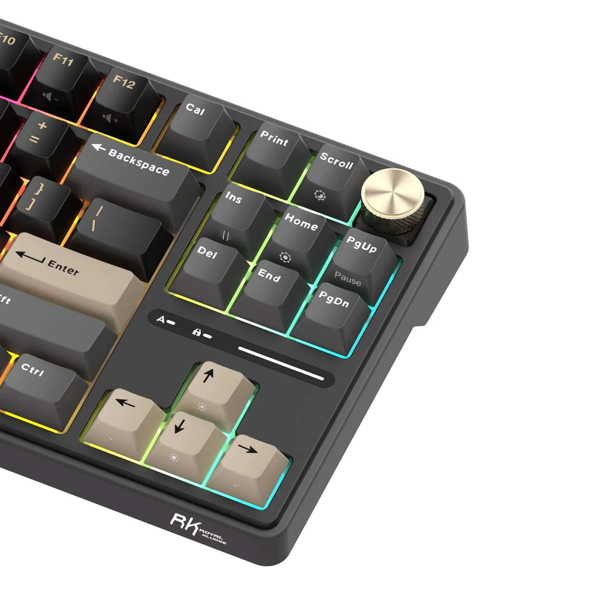 Royale Kludge R87 Pro Phantom / Wired / Mechanical Tactile Brown Switch / Hot-Swap / QMK/VIA