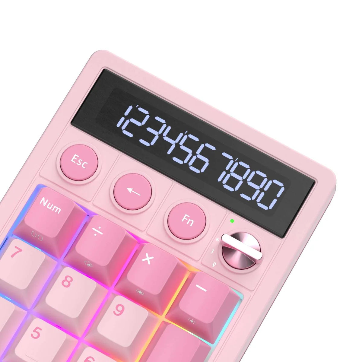 Royale Kludge M20 Pink Melody / Cream Mechanical Switch / Hot swap Pink Roza