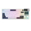 Royale Kludge RK S85 White night / Wireless / Mechanical Tactile Beige Switch / Hot-Swap / 7200 mAh baterija / OLED screen