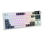 Royale Kludge RK S85 White night / Wireless / Mechanical Tactile Beige Switch / Hot-Swap / 7200 mAh baterija / OLED screen