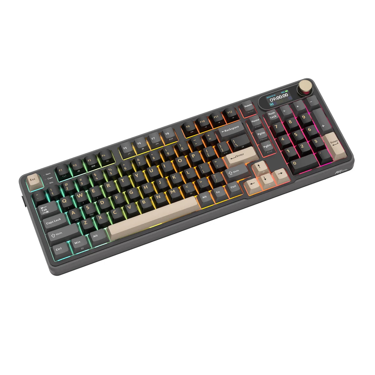 Royale Kludge S98 Phantom / Wireless / Mechanical Linear Chartreuse Switch / Hot-Swap / USB hub