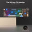 ROYAL KLUDGE N99 Phantom Cream Switch RGB Tri-mode Hot Swappable Mechanical Keyboard
