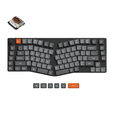 Keychron K15 Max (Alice Layout) QMK Wireless Custom Mechanical Keyboard Brown Switch