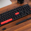 Lemokey X2 QMK Wired Mechanical Keyboard Red Backlight With M55 Mouse Combo