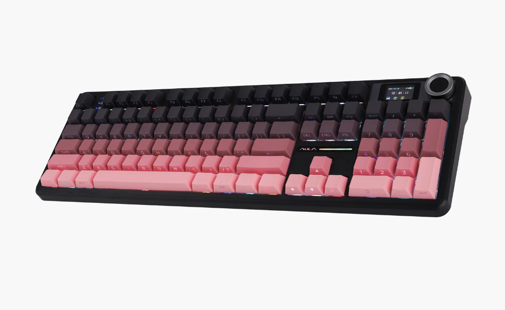 AULA F108PRO Black Pink GreywoodV3 Switch