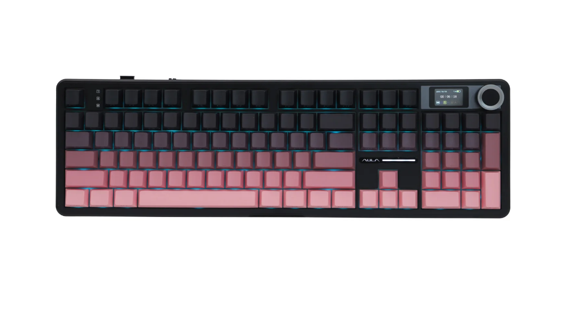 AULA F108PRO Black Pink GreywoodV3 Switch