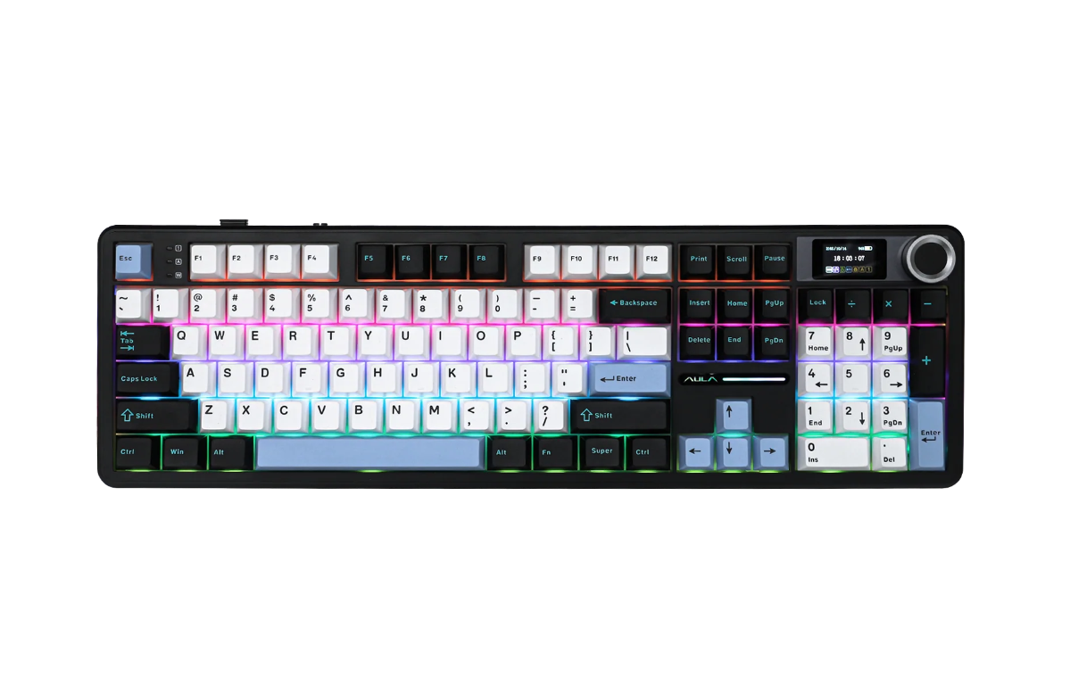 AULA F108PRO Black Blue Reaper Switch