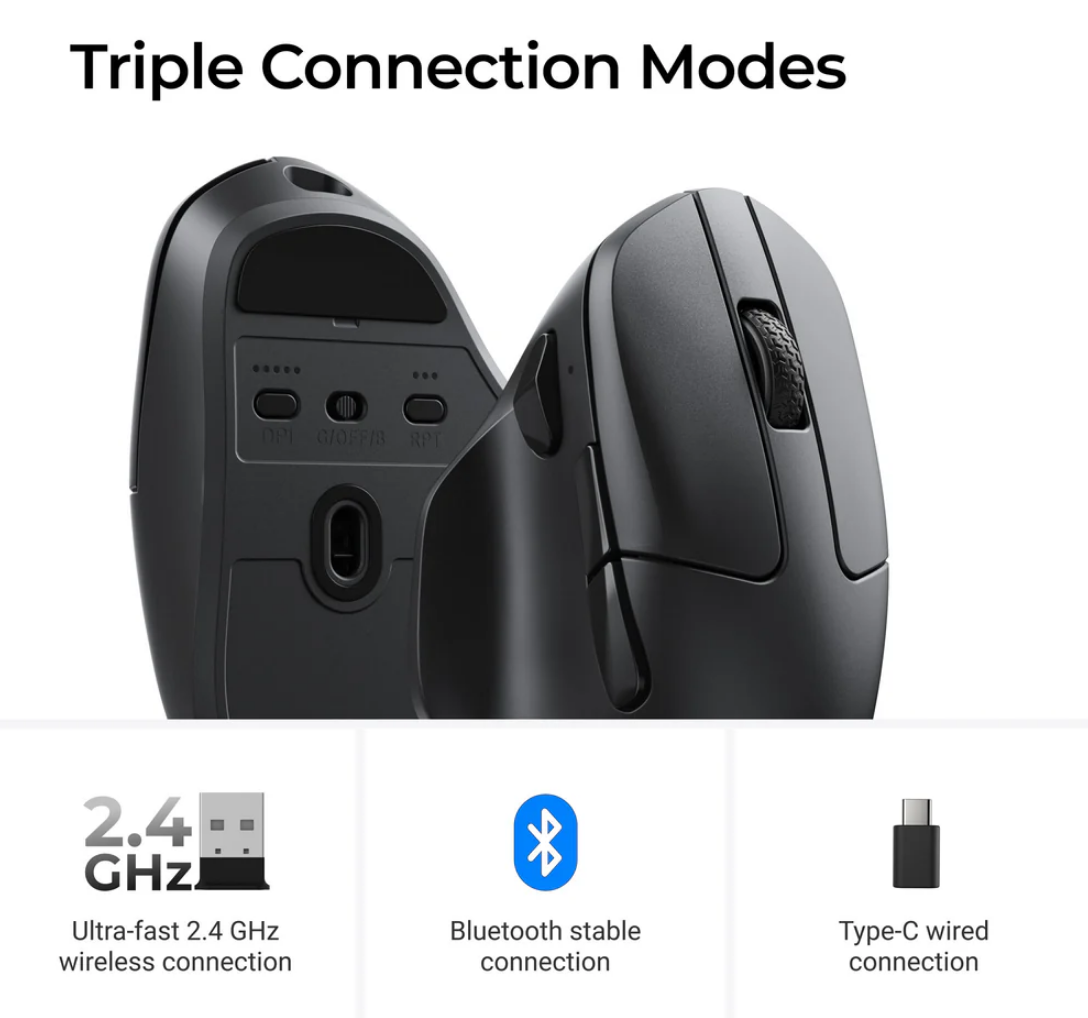 Keychron M7 Black Wireless Mouse M7-A1