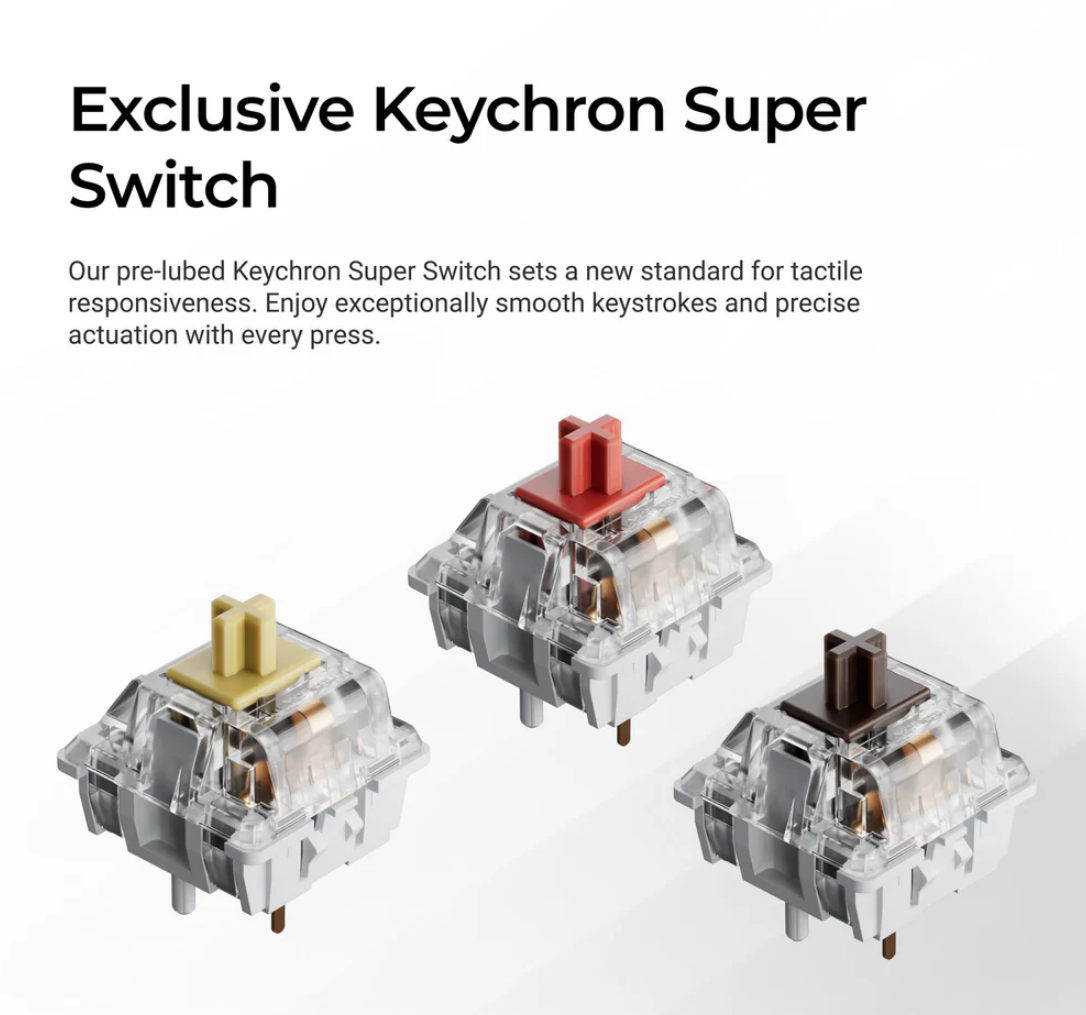 Keychron K2 QMK Wireless Mechanical Keyboard (Version 3) K2X-B4