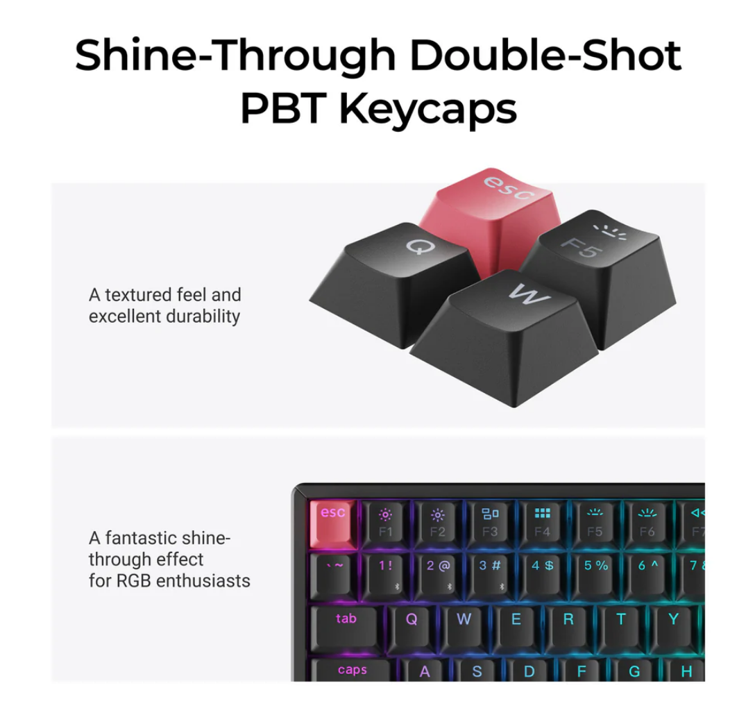 Keychron K2 QMK Wireless Mechanical Keyboard (Version 3) K2X-B4