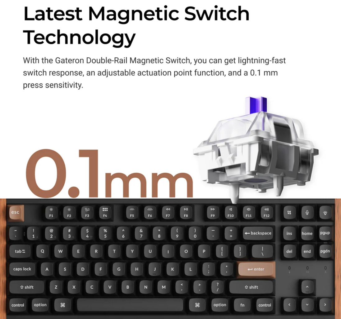 Keychron K8 HE Wireless Magnetic Switch Custom Keyboard Special Edition K8H-F1