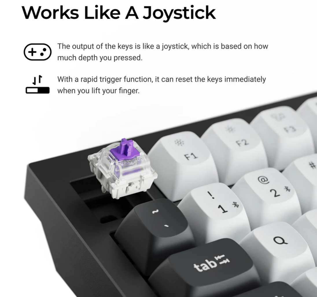 Keychron Q3 HE QMK Wireless Custom Keyboard Q3H-M1