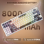 Royal Kludge RK-L98 Sandalwood Brown Tri-Mode RGB 101 Keys Hot Swappable Mechanical Keyboard  (Cream Switch)