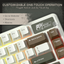 Royal Kludge RK L75 RGB Hot-Swappable Mechanical Keyboard Palm Green Cream Switch