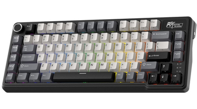 Royal Kludge RK L75 RGB Hot-Swappable Mechanical Keyboard Knight Black Cream Switch