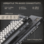 Royal Kludge RK L75 RGB Hot-Swappable Mechanical Keyboard Knight Black Cream Switch