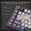Royal Kludge RK L75 RGB Hot-Swappable Mechanical Keyboard Knight Black Cream Switch