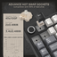 Royal Kludge RK L75 RGB Hot-Swappable Mechanical Keyboard Knight Black Cream Switch