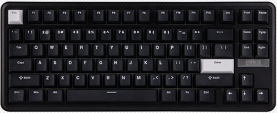 EPOMAKER TH85 Black White Creamy Jade Switch