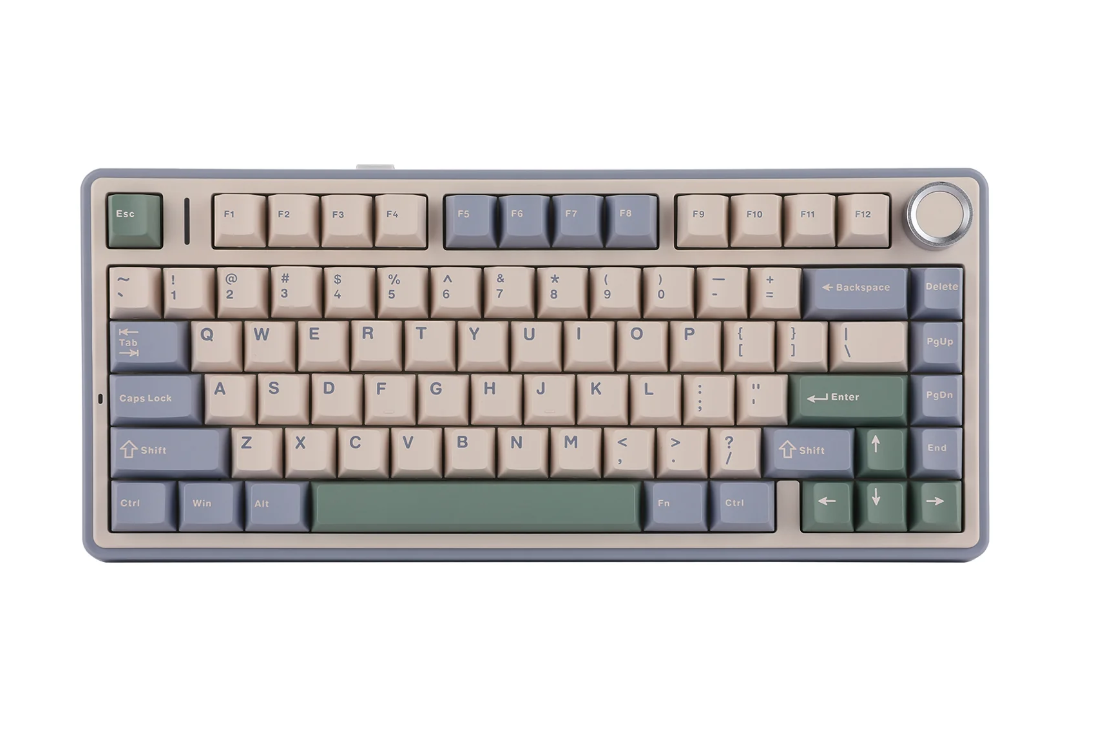 Aula F75 purple+beige+green/Linear reaper switch