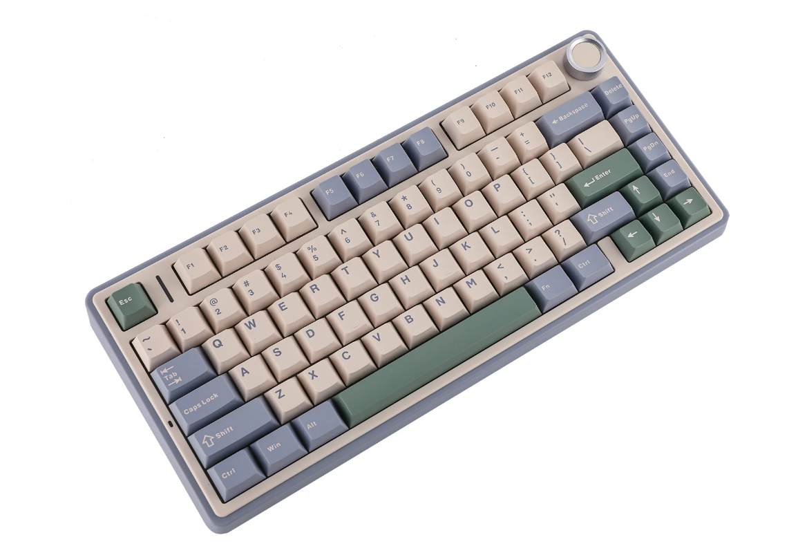 Aula F75 purple+beige+green/Linear reaper switch