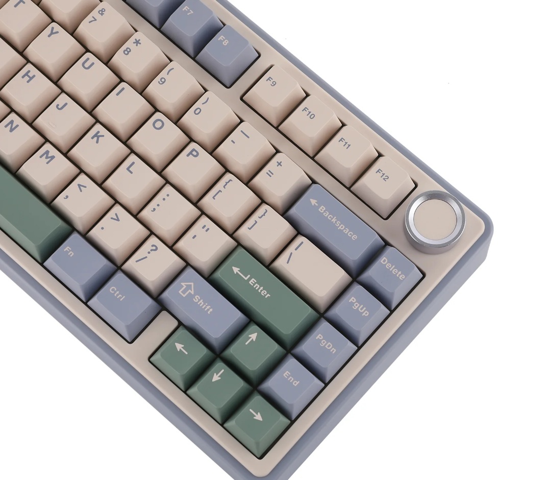 Aula F75 purple+beige+green/Linear reaper switch