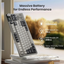 ROYAL KLUDGE S85 White Night Cloud Switch RGB Hot-Swappable Mechanical Keyboard
