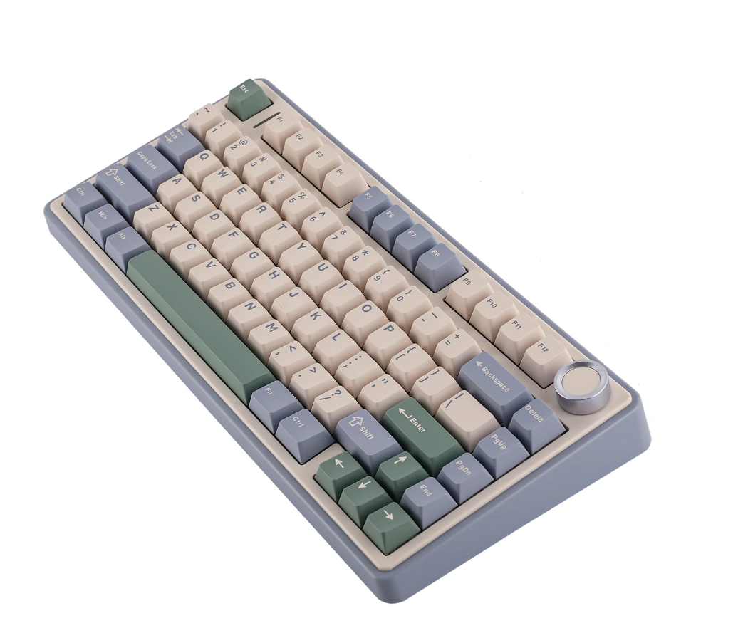 Aula F75 purple+beige+green/Linear reaper switch