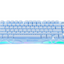 GravaStar Mercury K1 75% Wireless Mechanical Gaming Keyboard/Special Edition Ice Blue/Hot-Swap/Sideprint, shine-through keycaps/Kalih Cherry Pink linear switches