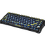 GravaStar Mercury K1 Lite 75% Wireless Mechanical Gaming Keyboard Transparent Black/Hot-swap/Shine-through keycaps/BSUN linear switches