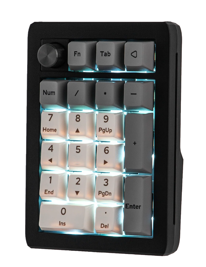 Epomaker EK21 Black Silver Wisteria Linear Switch
