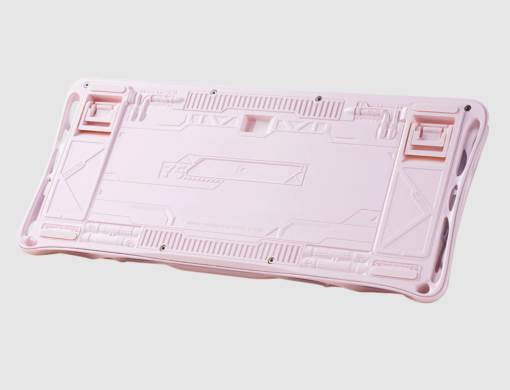 GravaStar Mercury K1 75% Wireless Mechanical Gaming Keyboard/Special Edition Sakura Pink/Hot-swap/Sideprint keycaps/Linear switches