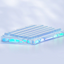 GravaStar Mercury K1 75% Wireless Mechanical Gaming Keyboard/Special Edition Ice Blue/Hot-Swap/Sideprint, shine-through keycaps/Kalih Cherry Pink linear switches