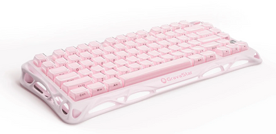 GravaStar Mercury K1 75% Wireless Mechanical Gaming Keyboard/Special Edition Sakura Pink/Hot-swap/Sideprint keycaps/Linear switches