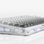 GravaStar Mercury K1 75% Wireless Mechanical Gaming Keyboard Gradient White/Hot-Swap/Sideprint, shine-through keycaps/Linear switches