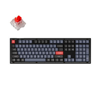 Keychron V6 QMK Custom Mechanical Keyboard Red Switch