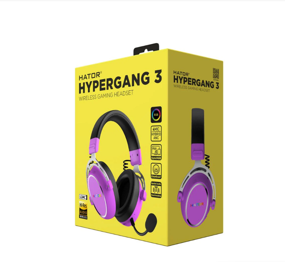Hator Hypergang 3 wireless cyber-violet