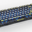 GravaStar Mercury K1 Lite 75% Wireless Mechanical Gaming Keyboard Transparent Black/Hot-swap/Shine-through keycaps/BSUN linear switches