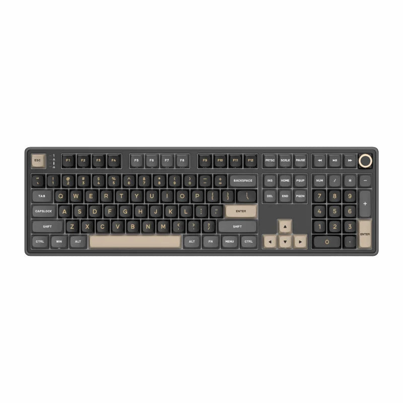 Royale Kludge RK R108 / Wired / Mechanical Linear Creamy Switch / Hot-Swap / RGB / Knoob