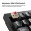 Keychron V1 Ultra 8k V1U-D3 Black / Wireless / Hot-swap / 8k Pooling Rate / Mechanical keyboard / RGB / Keychron Silk POM Switch - Brown